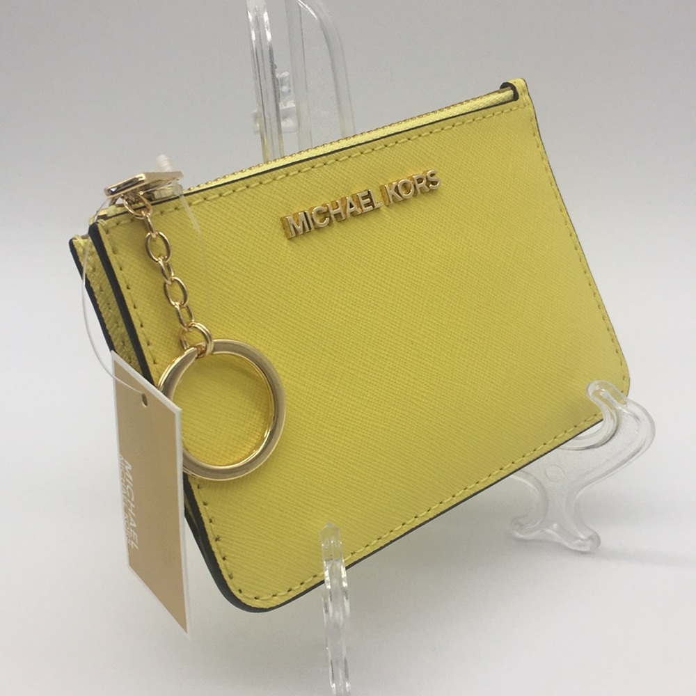 Jet Set Travel Sm TZ Coinpouch W ID Leather SunShi - Picture 2 of 8